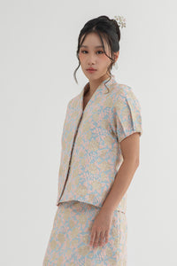 Light Blue Floral Miu