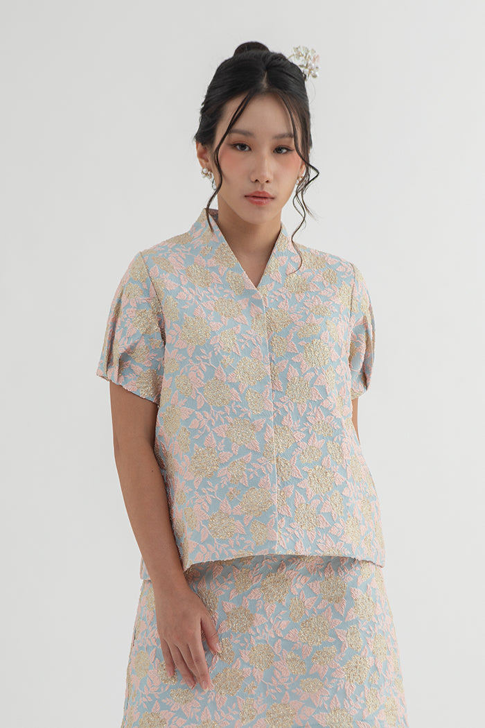 Light Blue Floral Miu