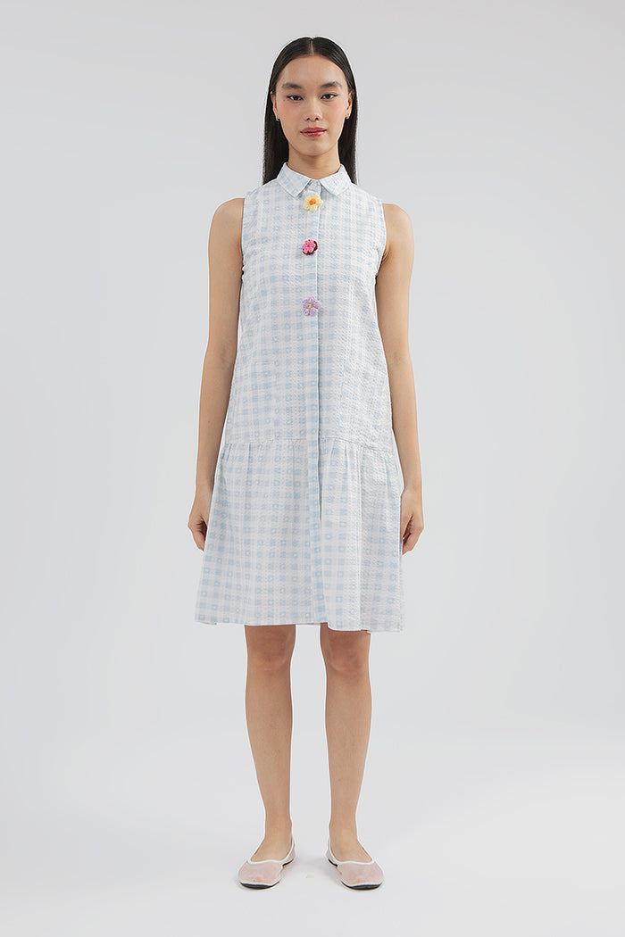Light Blue Gingham Nies