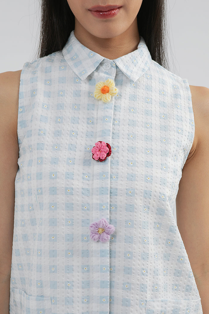 Light Blue Gingham Nies