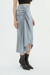 Light Blue Polka Garbo