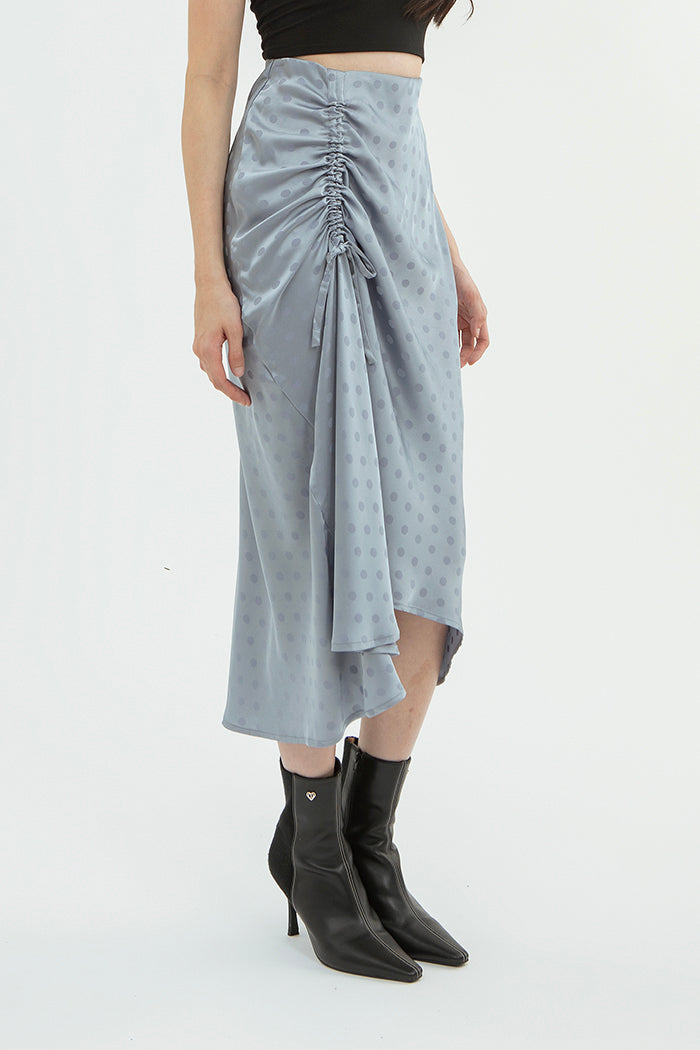 Light Blue Polka Garbo