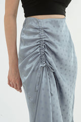 Light Blue Polka Garbo