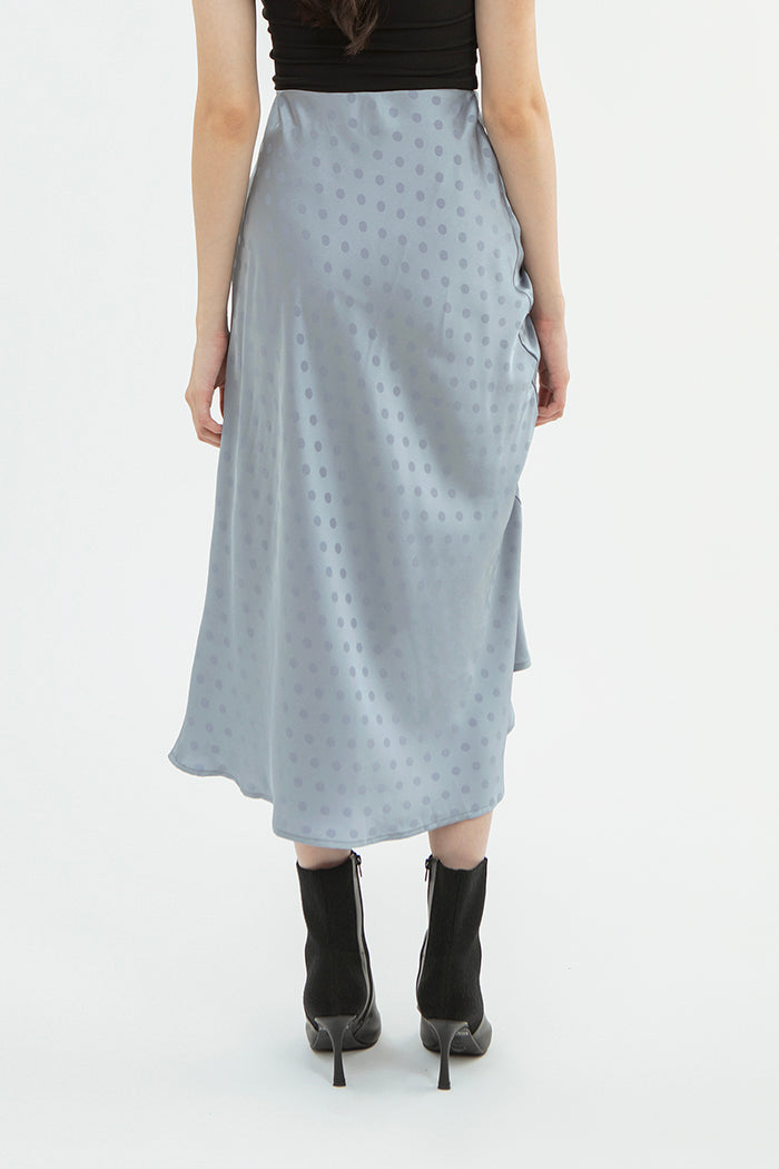 Light Blue Polka Garbo