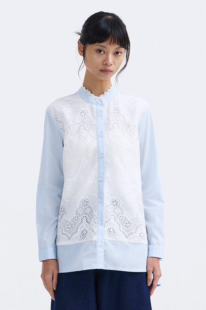 Light Blue Scallop Gol