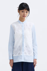 Light Blue Scallop Gol