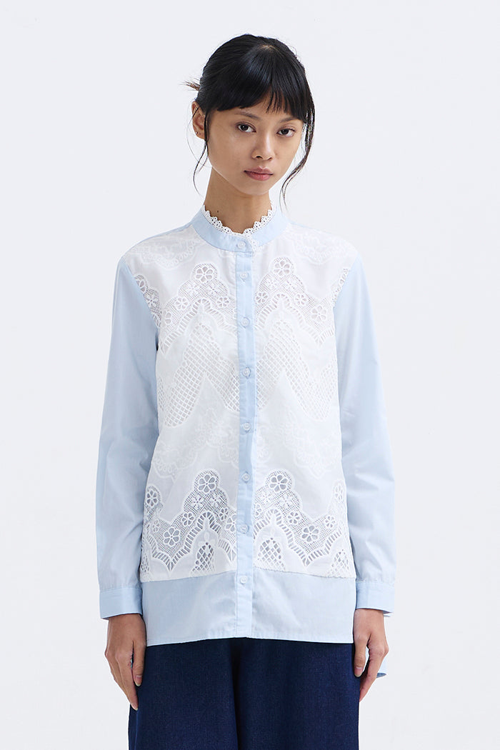 Light Blue Scallop Gol