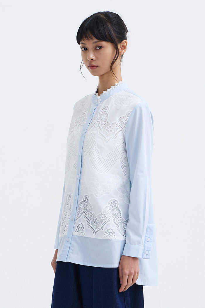 Light Blue Scallop Gol