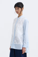 Light Blue Scallop Gol