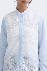 Light Blue Scallop Gol