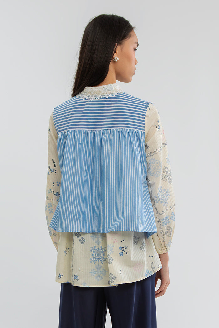 Light Blue Striped Benaiah