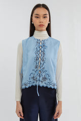 Light Blue Striped Benaiah