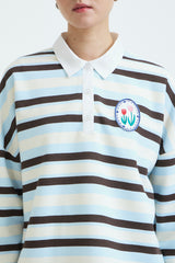 Light Blue Striped Liora
