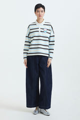 Light Blue Striped Liora