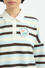 Light Blue Striped Liora