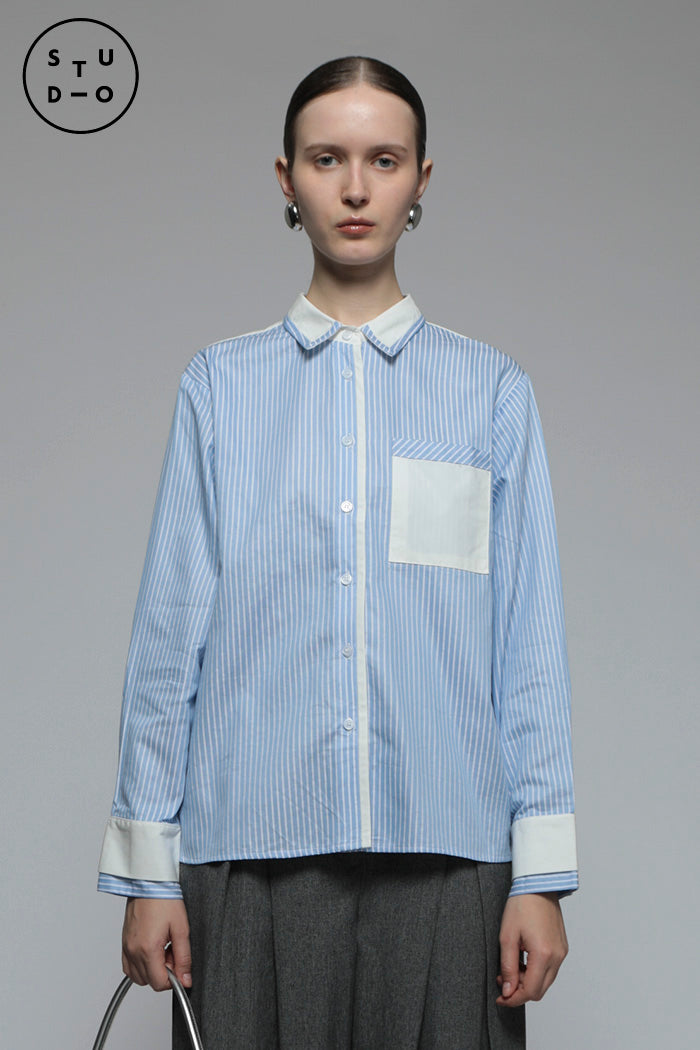 Light Blue Striped Lumen