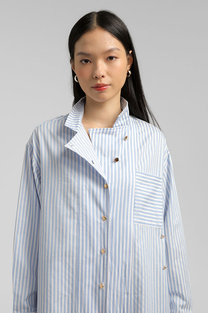 Light Blue Striped Mateja