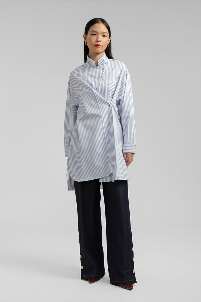 Light Blue Striped Mateja