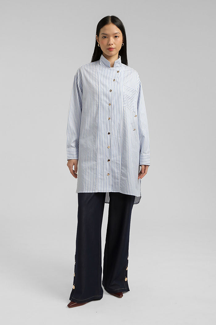 Light Blue Striped Mateja