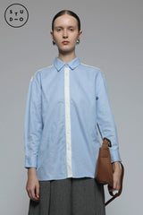 Light Blue Striped Porta