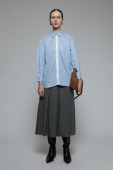 Light Blue Striped Porta