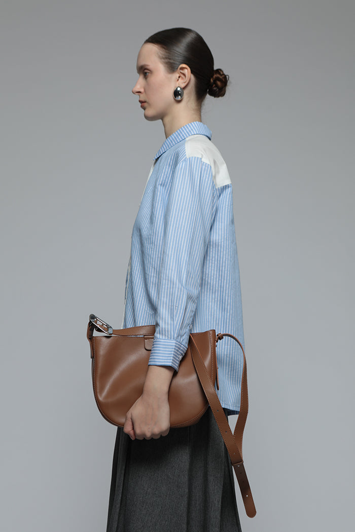 Light Blue Striped Porta