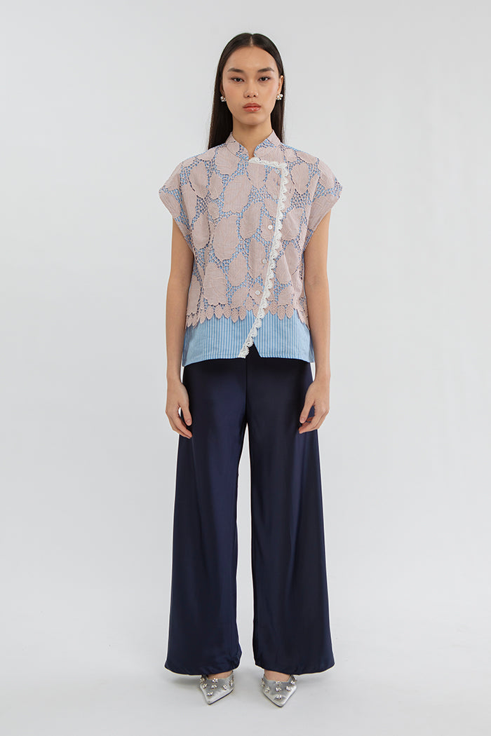 Light Blue Striped Talya