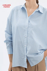 Defect Sale - Light Blue Striped Yael