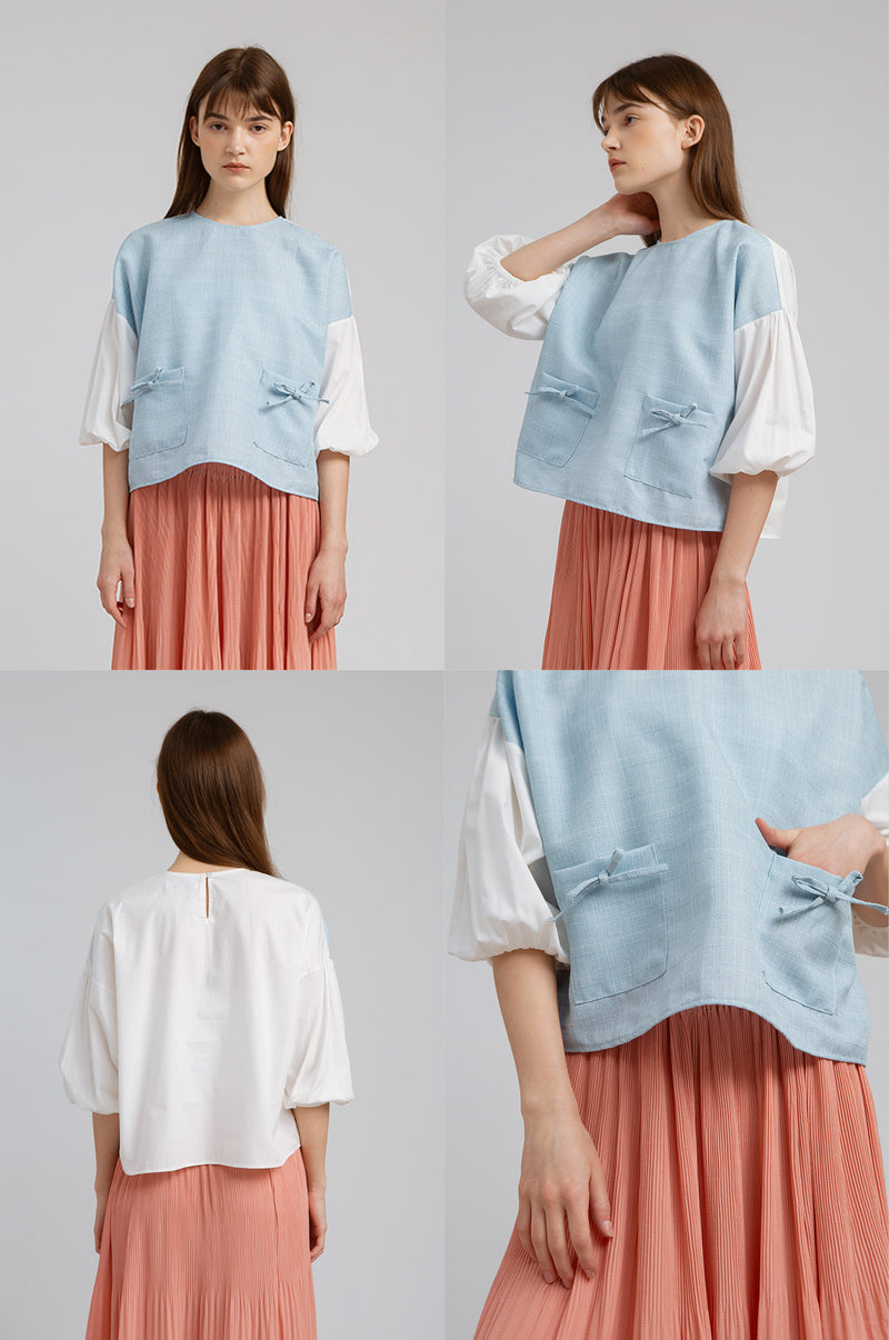 Light Blue Tweed Aether – COTTONINK