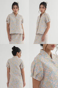 Light Blue Floral Miu