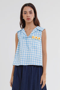 Light Blue Gingham Marin