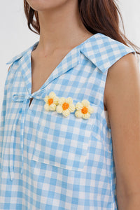 Light Blue Gingham Marin