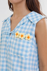 Light Blue Gingham Marin