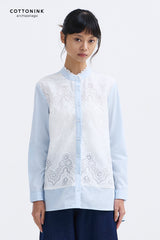 Light Blue Scallop Gol