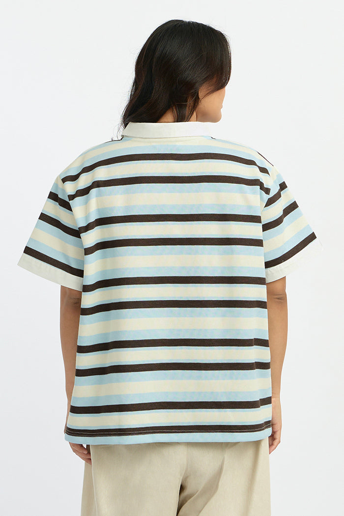 Light Blue Striped Elowen