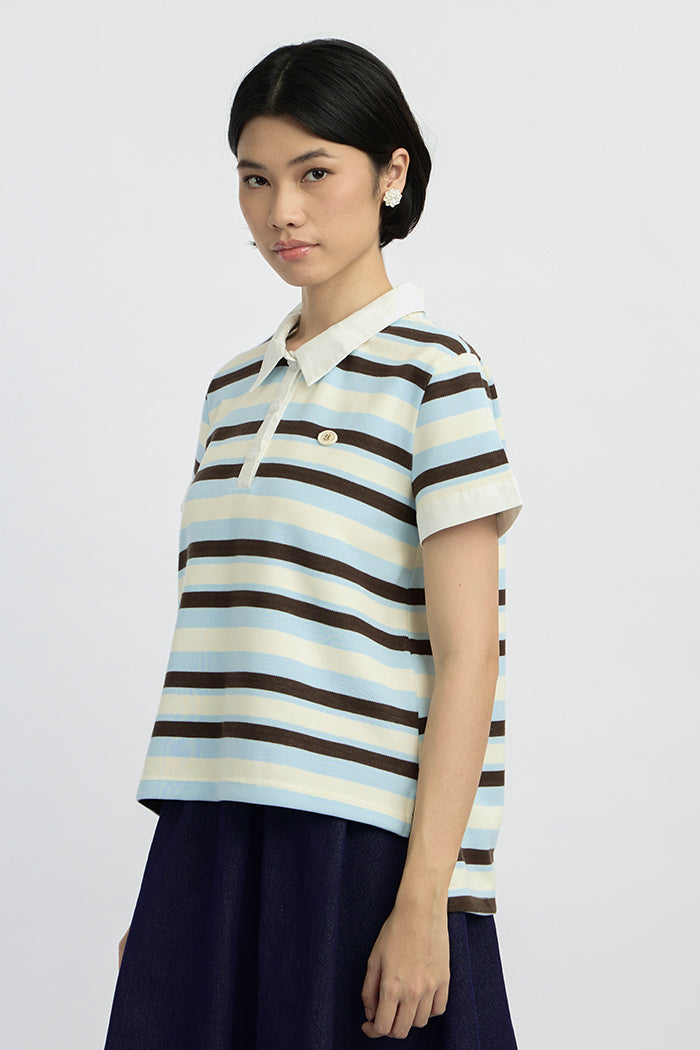 Light Blue Striped Elowen