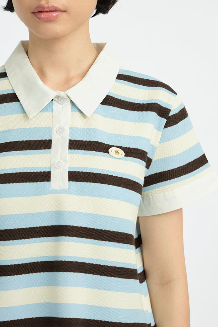 Light Blue Striped Elowen