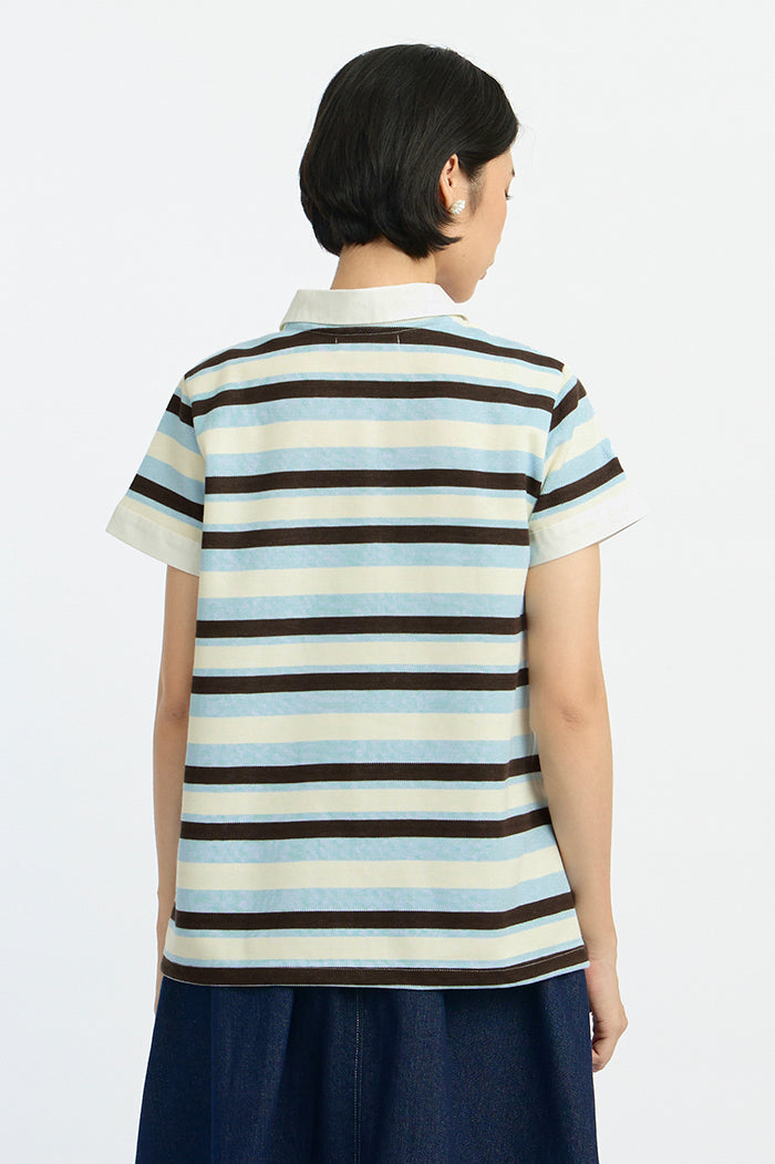 Light Blue Striped Elowen