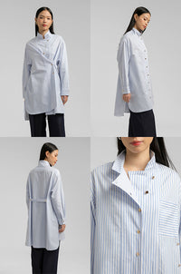 Light Blue Striped Mateja