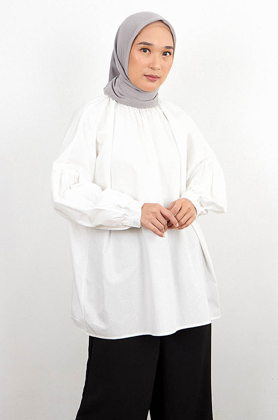 Syaline Hijab - Lilian Off-white