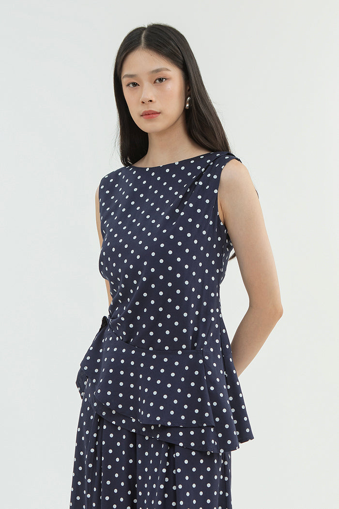 Linen Polka Ninon
