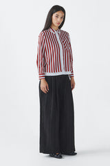 Maroon Striped Giada