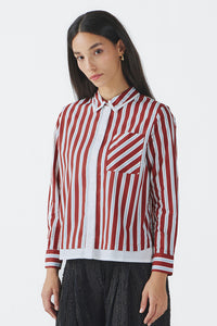 Maroon Striped Giada