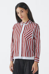 Maroon Striped Giada