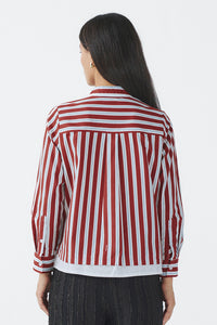 Maroon Striped Giada