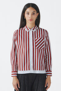 Maroon Striped Giada