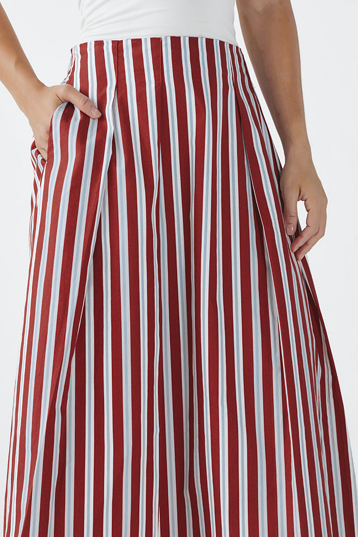 Maroon Striped Nolana