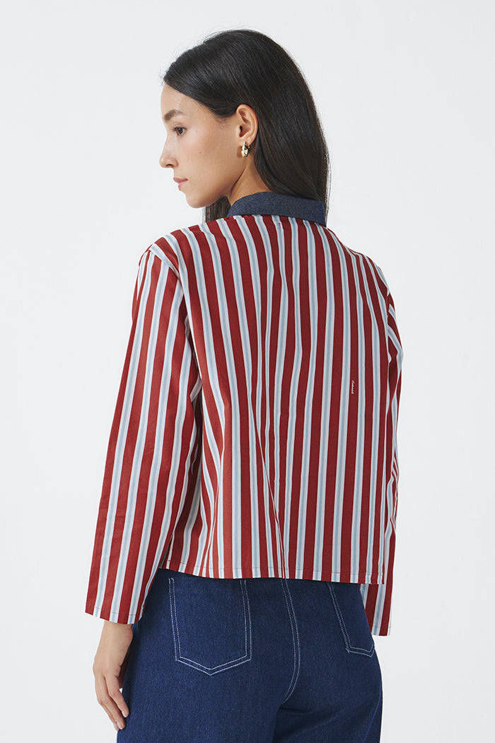 Maroon Striped Tindra