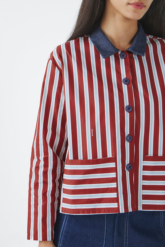 Maroon Striped Tindra