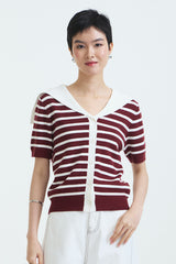 PO October 22 - Maroon Striped Tinsel
